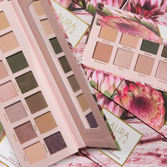 NIB Laura Geller Seasonless Staples 14-Shadow Palette in Fresh Florals - Picture 1 of 8